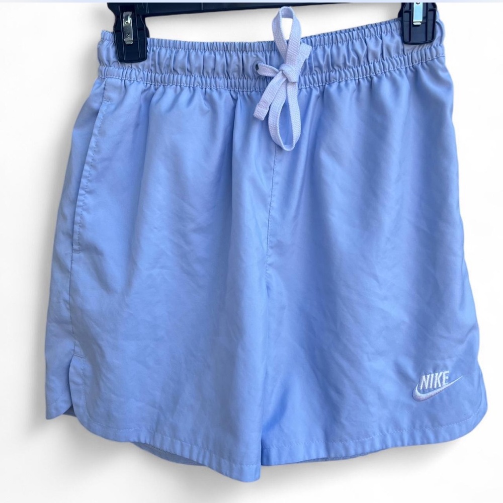 Nike Light Blue Shorts with Mesh Lining